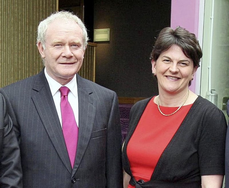 Arlene Foster told the RHI inquiry that Martin McGuinness knew about a whistleblower&#39;s claims. Picture by Paul Faith/PA Wire 