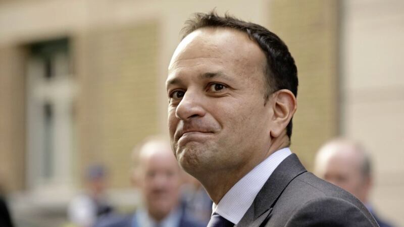 Theresa May isn&#39;t the only leader under pressure - Taoiseach Leo Varadkar&#39;s own minority government has become even more of a minority. Picture by AP Photo/Olivier Matthys 