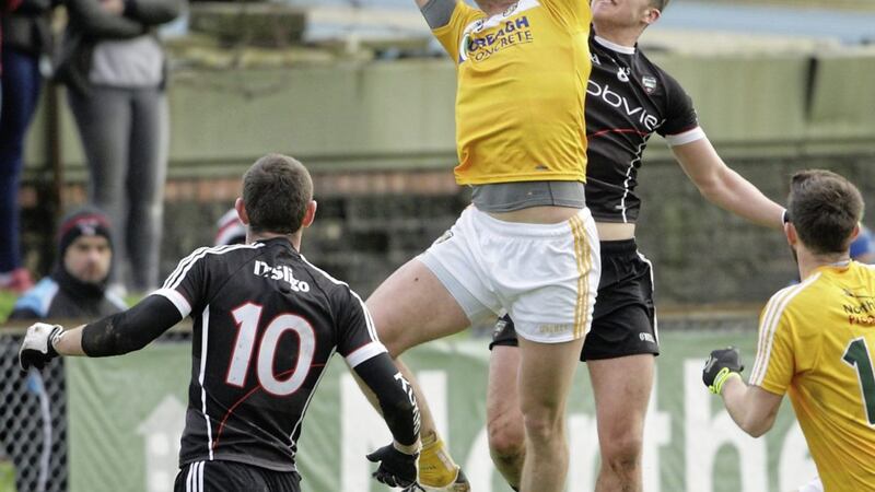 Antrim&#39;s Jack Dowling was sent off early in the second half of their defeat by Sligo on Saturday. 