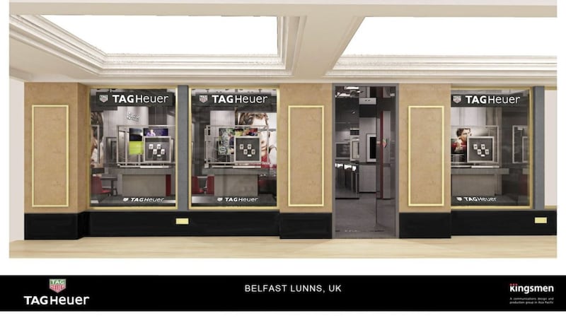 An artist&rsquo;s impression of the new TAG Heuer boutique. 