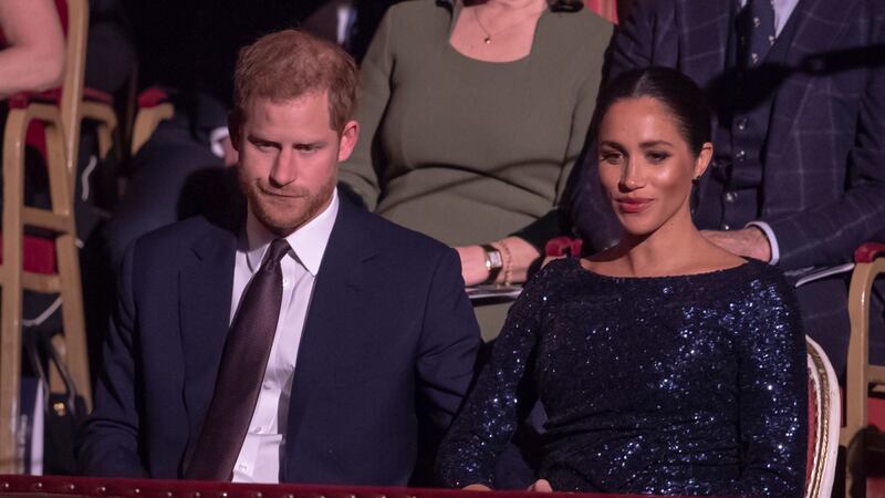 The Duchess of Sussex told Oprah Winfrey there was a reason why her husband was gripping her tightly during the event.