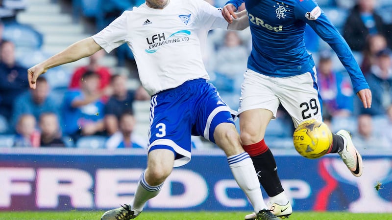 Rangers' Michael O'Halloran knows the SPL will be major step up for the Ibrox side this season &nbsp;