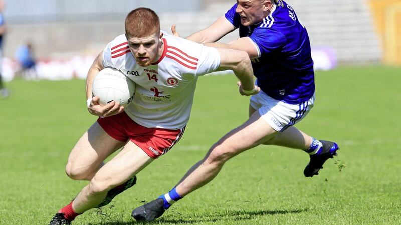 Tyrone&#39;s Cathal McShane has morphed into an outstanding full-forward as the Red Hands pursue another All-Ireland crown Picture by Philip Walsh 