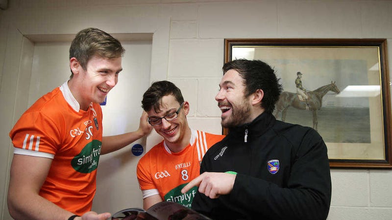 Armagh&#39;s Aidan Forker (right) will serve on the GPA&#39;s national executive 