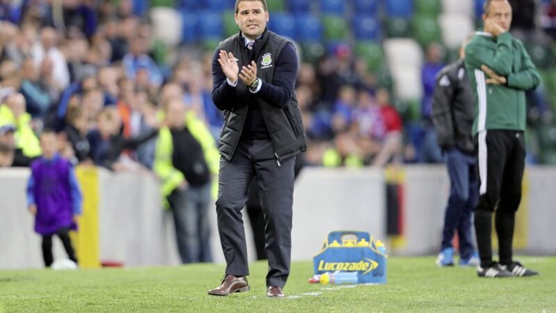 David Healy&#39;s Linfield have recorded impressive victories over HB Torshavn and FK Sutjeska on their way to the play-off stage of the Europa League qualifiers. Picture by PA 
