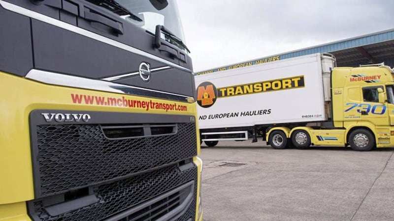 The company which Ballymena-based haulage contractor McBurney had a turnover of nearly &pound;93 million last year 