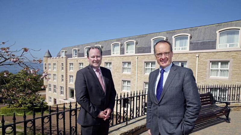 Hastings Hotels managing director Howard Hastings is joined by Eoin O&rsquo;Sullivan, general manager of the Culloden Estate &amp; Spa, as the five-star hotel completes a major renovation programme 
