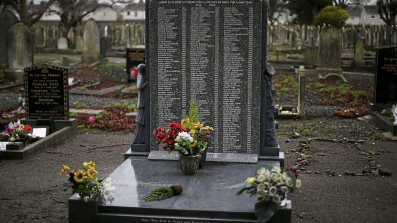 The memorial to 222 children from the Bethany Mother and Child Home, at Mount Jerome Cemetery, Harold&#39;s Cross, Dublin. File picture by Brian Lawless, Press Association 