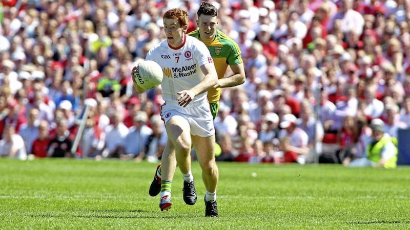 HARTE&#39;S DESIRE: Peter Harte came up with the big play in last year&#39;s final win over Donegal Picture: Seamus Loughran 