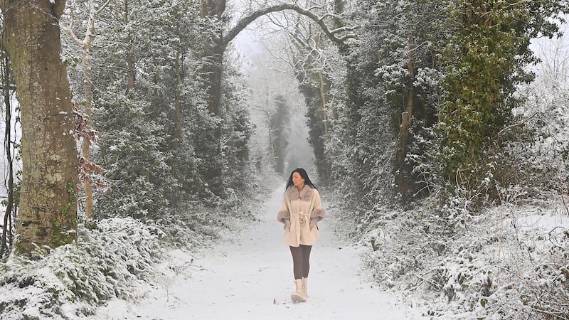 A yellow weather warning for snow across Northern Ireland is in place for Thursday.
PICTURE: ARTHUR ALLISON/PACEMAKER PRESS