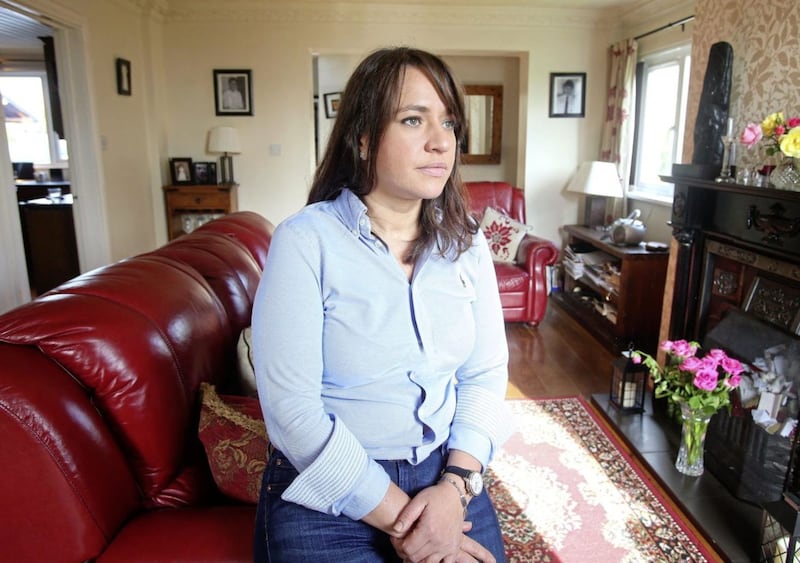 R&oacute;is&iacute;n Cairns in the room where she witnessed the murders of her two brothers, Gerard and Rory, in October 1993 by the UVF, on her 11th birthday. Picture by Mal McCann. 