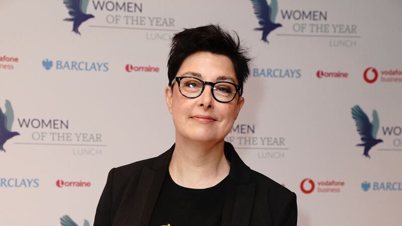 The comedian stepped in for her comedy duo partner Mel Giedroyc to host the Women of the Year awards.
