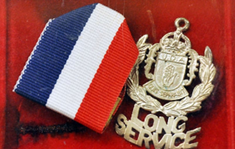 &nbsp;Among the items recovered by police was a UDA 'long service' medal