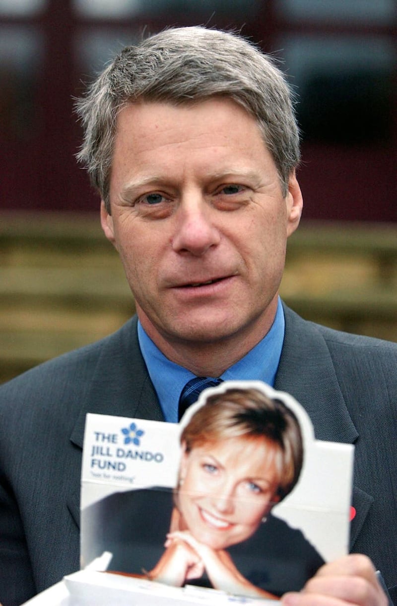 Nick Ross prior to launching the Jill Dando Institute of Crime Science in 2002