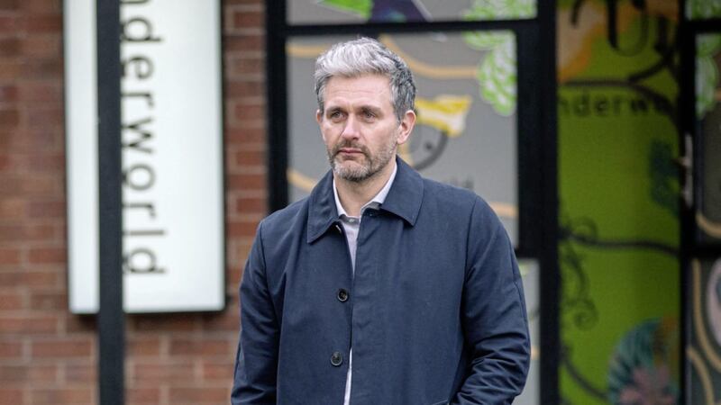 Glen Wallace last night made his first appearance on Coronation Street. Picture by ITV 