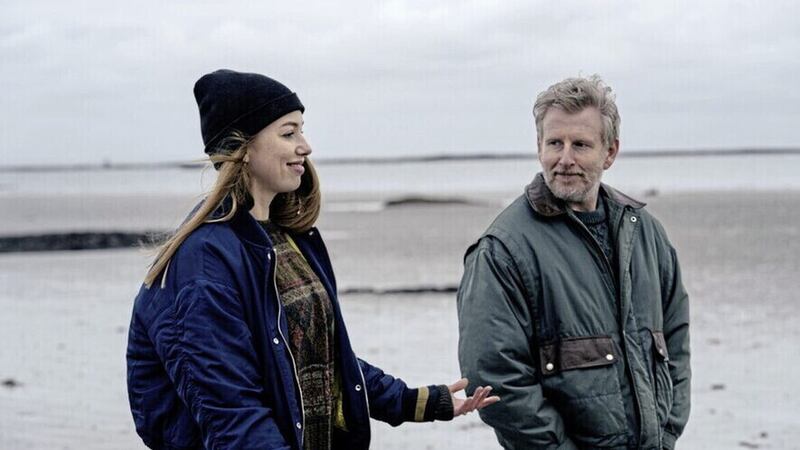 Seána Kerslake and Patrick Kielty in Ballywalter, which will release in cinemas on September 22.