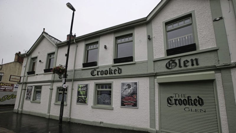 The Crooked Glen in Crumlin, Co Antrim, has closed after a customer contracted Covid-19. Picture by Hugh Russell. 