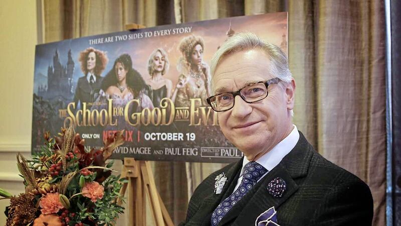 The School for Good and Evil director, Paul Feig, talks to the Irish News. Picture by Hugh Russell. 