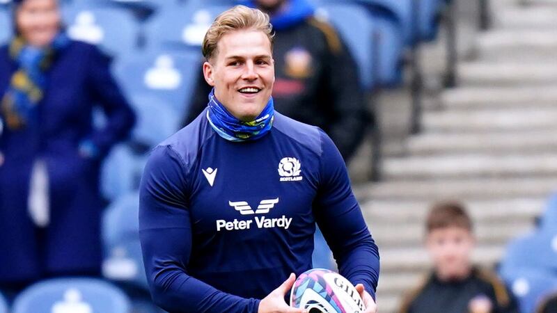 Duhan van der Merwe is optimistic about Scotland’s Rugby World Cup chances (Jane Barlow/PA)
