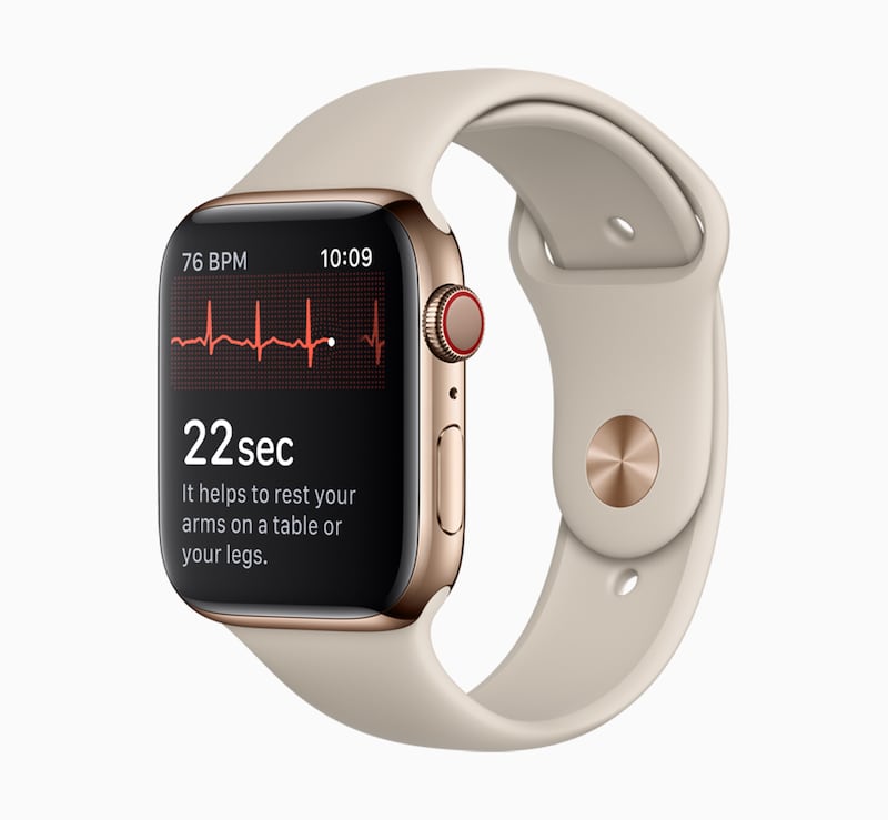 ECG app on the Apple Watch