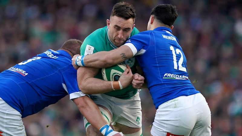Ireland’s Jack Conan was on the scoresheet against Italy