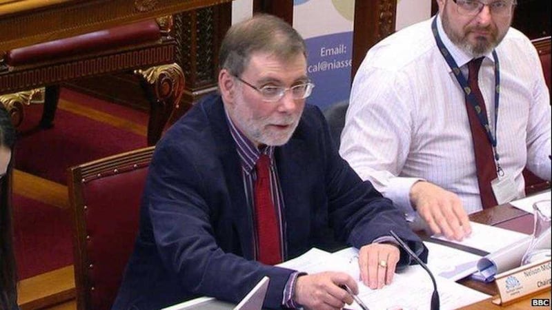 Former DUP sports minister Nelson McCausland