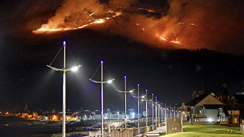 April&#39;s fire in the Mournes caused widespread damage. Picture by Alan Lewis/PhotopressBelfast.co.uk 