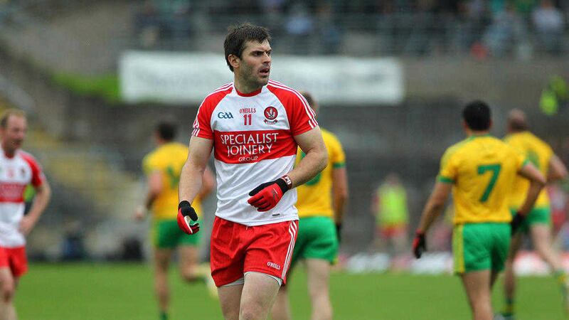 Mark Lynch starts in midfield for Derry on Sunday afternoon