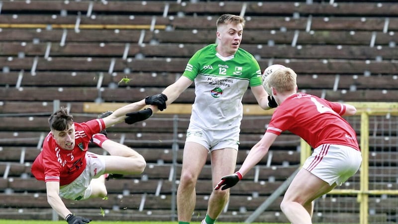 Drumlane's Ryan Connelly in action during his side's Ulster Club JFC semi-final win over Newtownbutler in Clones Picture: Philip Walsh 