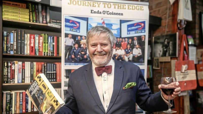 Enda O&#39;Coineen launched his new book at No Alibis in Belfast earlier this month. Picture by Mal McCann 