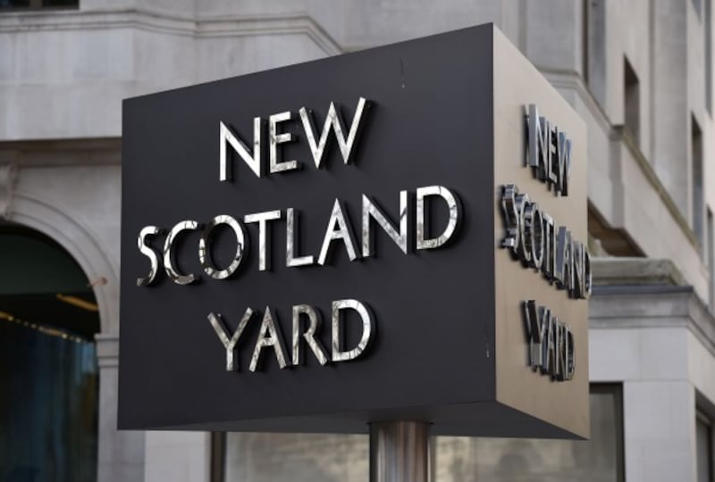 The sign at New Scotland Yard