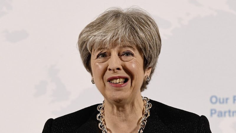 Theresa May previously said &quot;no British prime minister could ever agree&quot; to a border in the Irish Sea
