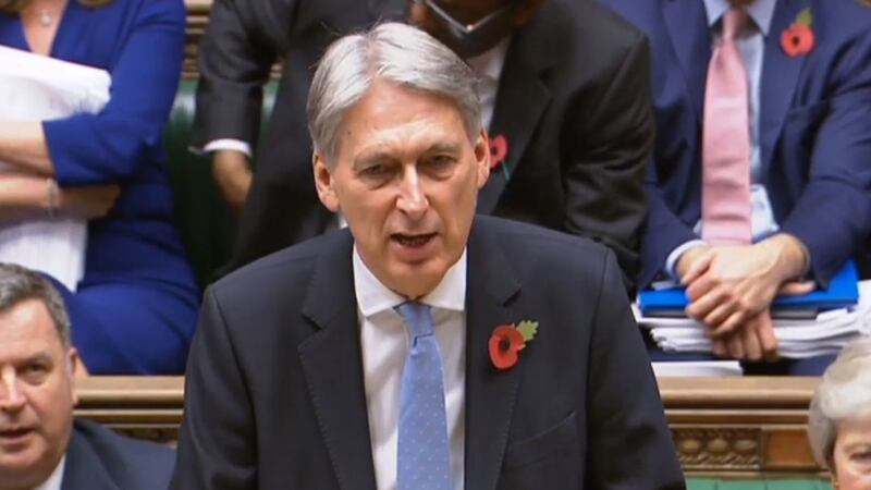 British Chancellor Philip Hammond delivers his latest budget to MPs