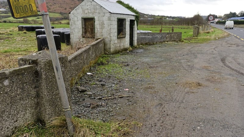 An abandoned border guard hut outside Newry in Northern Ireland. Plant and animal species could become extinct in both parts of Ireland because of Brexit, environmentalists have warned. 