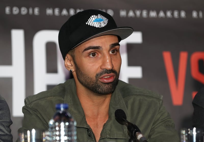 Paulie Malignaggi during a press conference