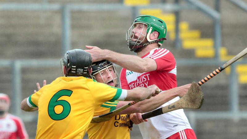 Ruair&iacute; Convery hit 2-6 as Derry began their season with victory over Donegal in the Conor McGurk Tournament last weekend<br />Picture by Margaret McLaughlin