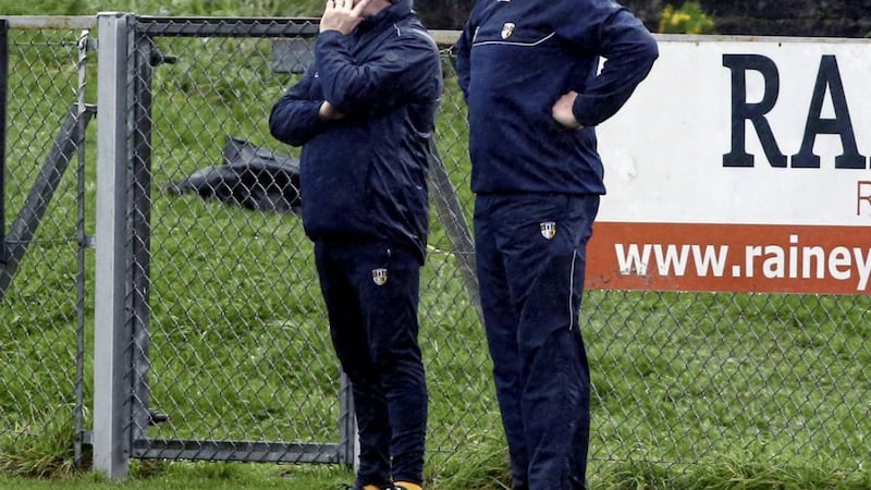 Darren Gleeson has made a fantastic job of the Antrim hurlers in 2020 Picture: Seamus Loughran. 