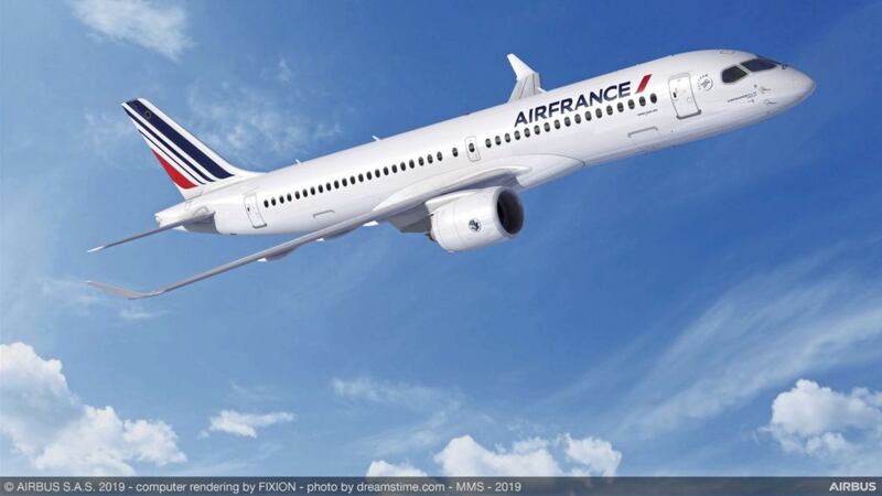 Air France has placed an order for 60 Airbus jets, the wings of which are made in Northern Ireland 
