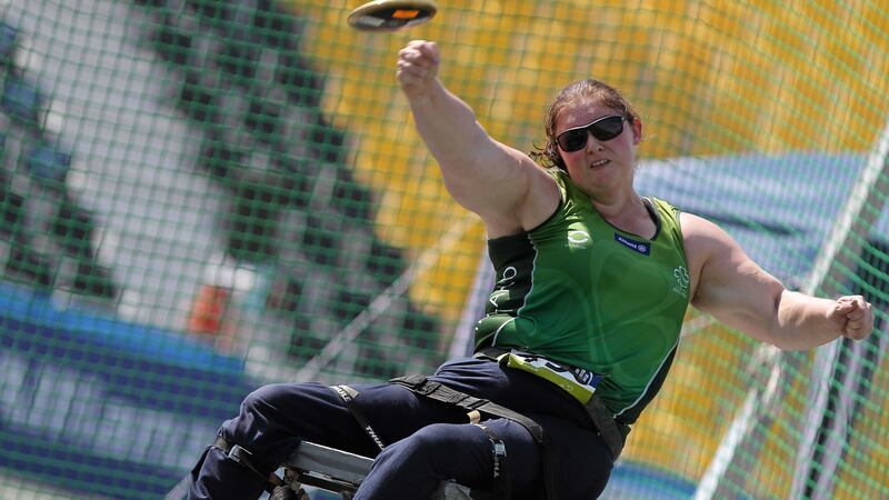 Ireland's Orla Barry has had her bronze medal in the F57 Discus upgraded to a Silver medal due to suspension of Bulgarian athlete for violation of an Anti-Doping Rule