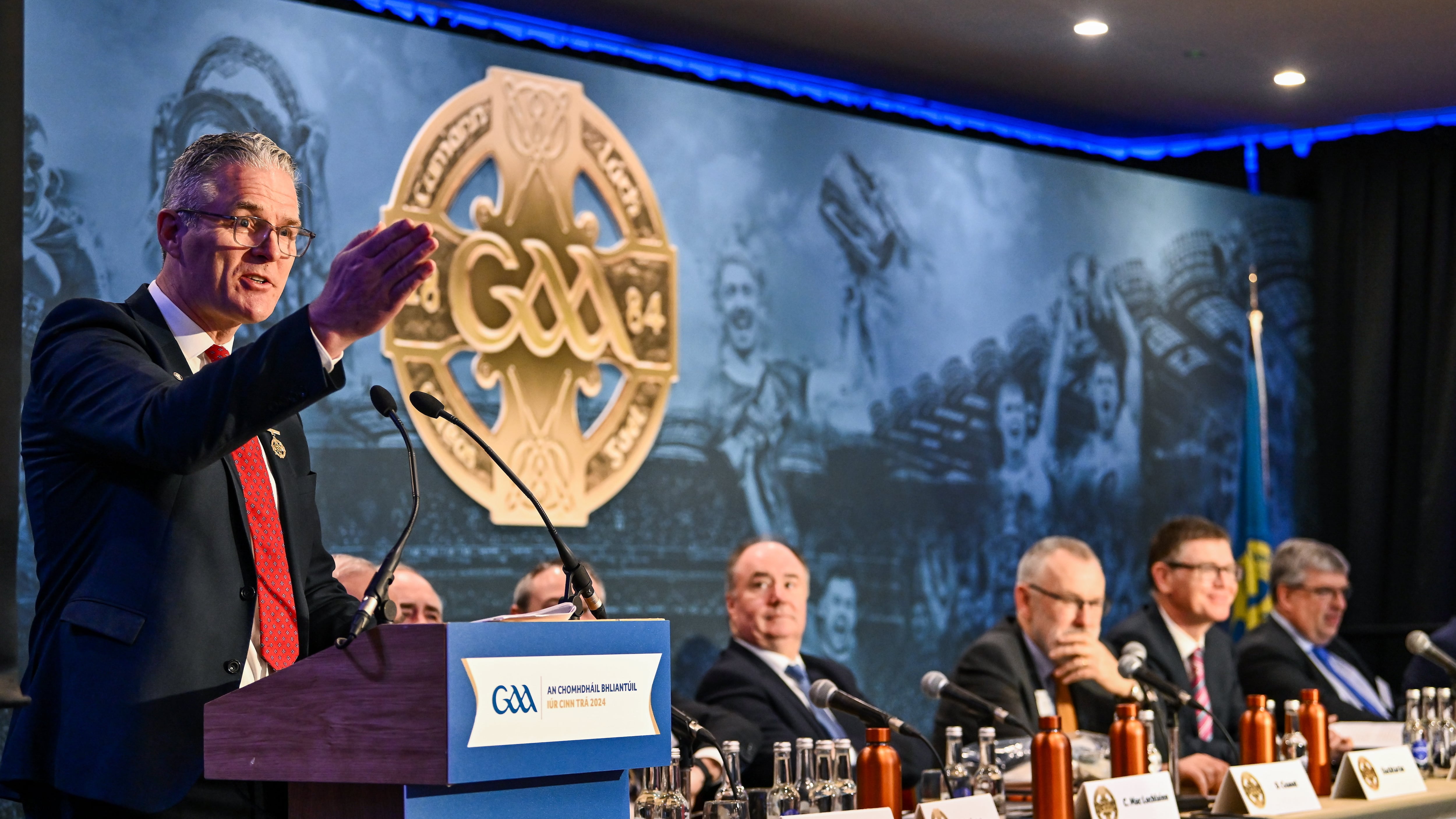 Jarlath Burns began his three-year term as GAA president at Saturday's annual Congress in Newry. Picture by Sportsfile