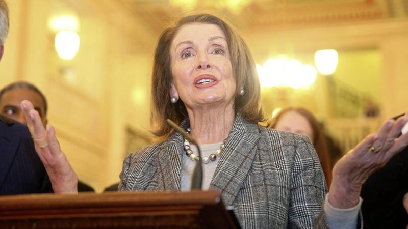 US speaker of the House Nancy Pelosi has previously stressed her determination to protect the Good Friday Agreement. Picture by Picture Mal McCann