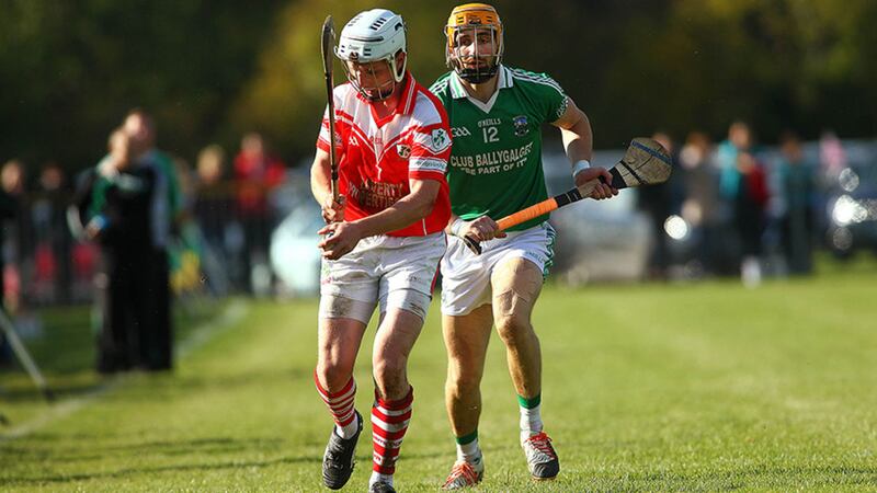 Loughgiel beat Ballygalget in the Ulster club senior hurling championship semi-final. Picture by Seamus Loughran