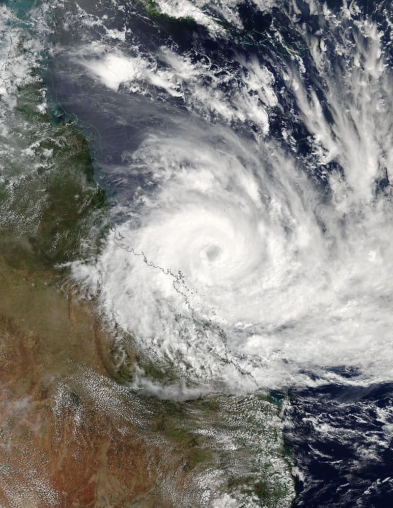 Cyclone Debbie.