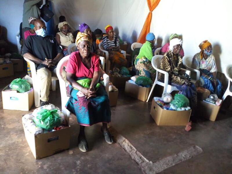 People from Ngombe compound in Lusaka who benefited from Barefeet's community food programme