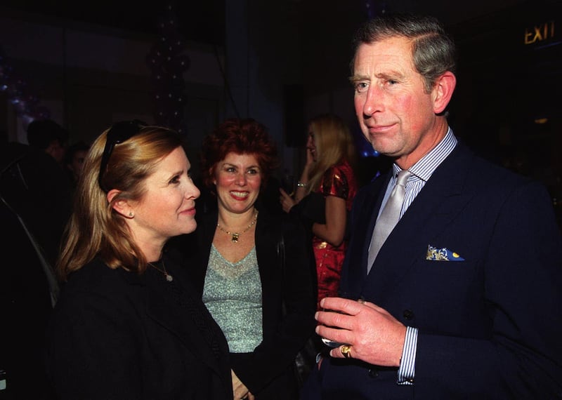 Carrie Fisher and the Prince Of Wales