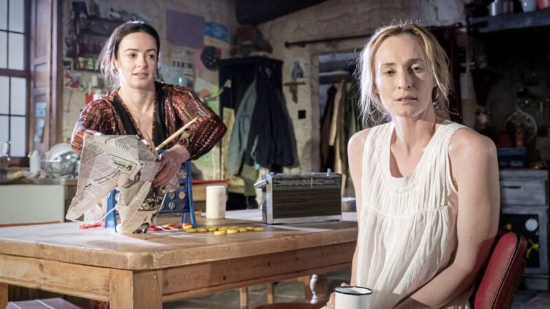 Belfast-born actress Laura Donnelly, left, is starring in The Ferryman on the West End. Picture by Johan Persson 