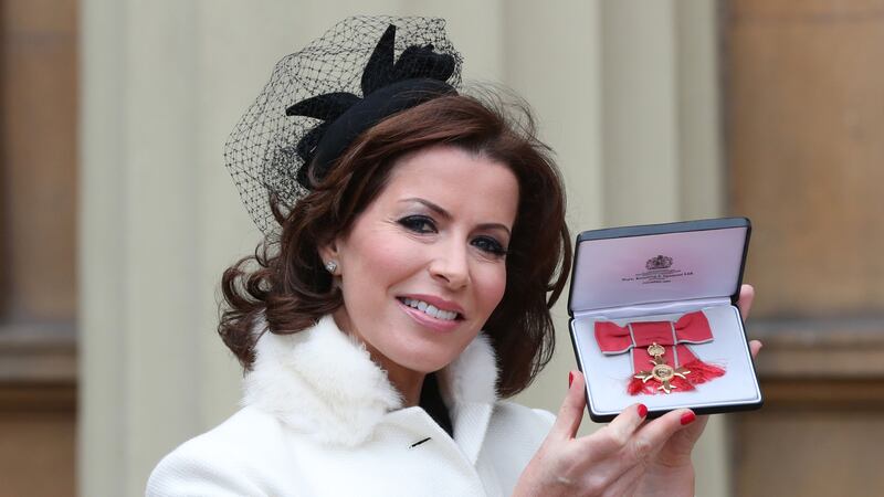 She spoke after getting an OBE from the Prince of Wales.