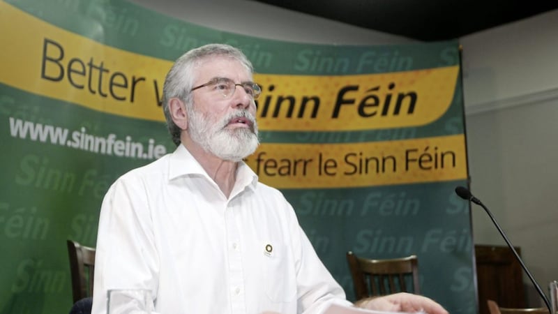 Gerry Adams has said his party's demand for Arlene Foster to step aside temporarily was a &quot;reasonable request&quot;. Picture by Jonathan Porter, Press Eye