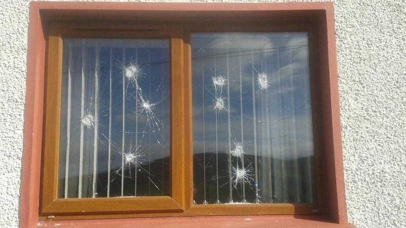 The damage caused to the Orange Hall in west Tyrone. Picture from the Orange Order 