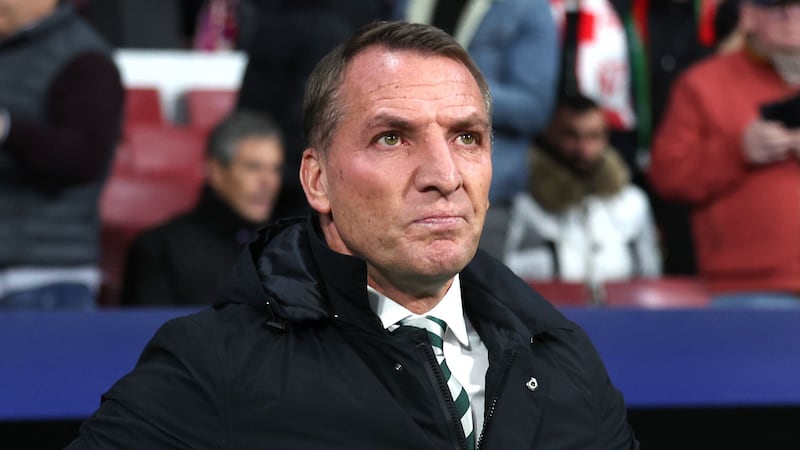 Celtic manager Brendan Rodgers saw his team bow out of Europe on Tuesday night (PA)